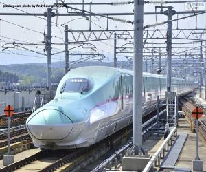 yapboz Shinkansen bullet train, Japonya